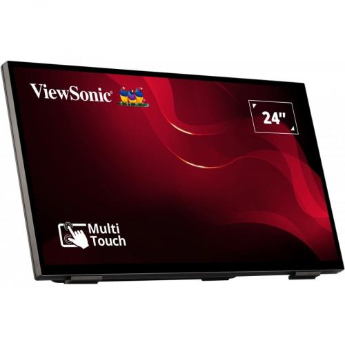 ViewSonic TD2465 24 Inch 1080p Touch Screen Monitor With Advanced Ergonomics, HDMI And USB Inputs Right/500