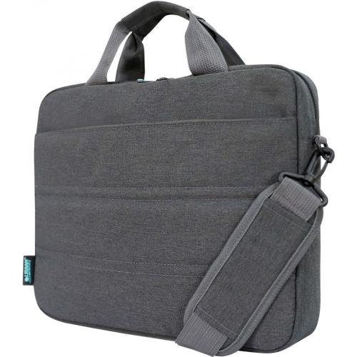 Urban Factory GREENEE Carrying Case For 13" To 15.6" Notebook   Gray, Green Right/500