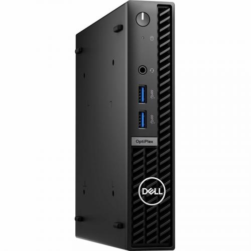 Dell OptiPlex 7000 7010 Desktop Computer   Intel Core I5 13th Gen I5 13500T   8 GB   256 GB SSD   Micro PC   Black Right/500