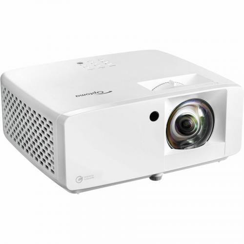 Optoma ZH450ST 3D Short Throw DLP Projector   16:9   Wall Mountable, Portable   White Right/500