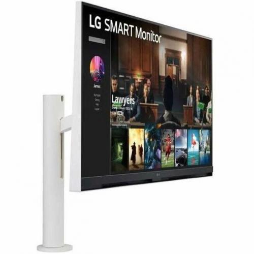 LG UltraFine 32" Class 4K UHD Smart LED Monitor Right/500