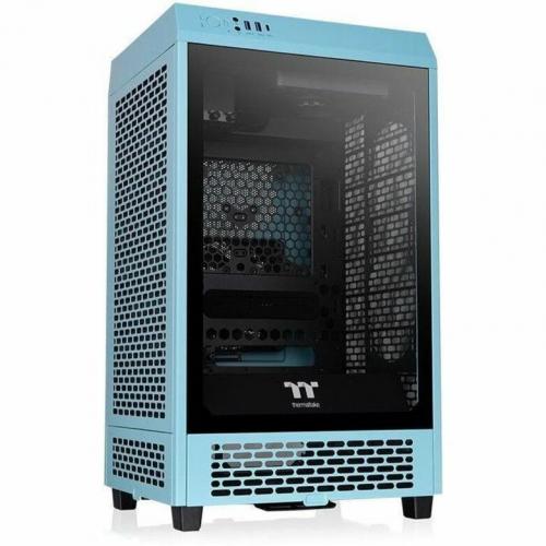 Thermaltake The Tower 200 Turquoise Mini Chassis Right/500