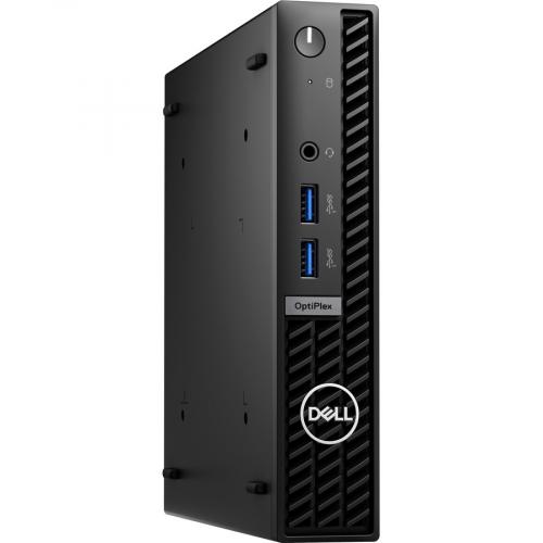 Dell OptiPlex 7000 7010 Micro Plus Micro Tower Thin Client   Intel Core I3 (13th Gen) I3 13100T Quad Core (4 Core) 2.50 GHz   Black Right/500