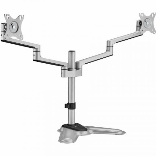 Rocstor Mounting Pole For Monitor, Display   Silver, Black Right/500