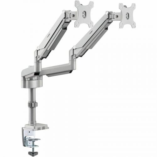 Rocstor ErgoReach Mounting Arm For LED Display, LCD Display, Monitor   Silver   Landscape/Portrait Right/500