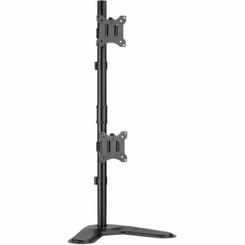 Rocstor ErgoReach Mounting Pole For Monitor   Black   Vertical Right/500