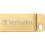 Verbatim 64GB Metal Executive USB 3.0 Flash Drive   Gold Top/500