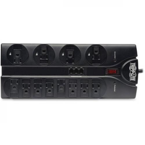 Tripp Lite By Eaton Protect It! 12 Outlet Surge Protector, 8 Ft. (2.43 M) Cord, 2160 Joules, Tel/Modem Protection Top/500
