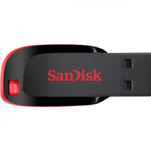 SanDisk 32GB Cruzer Blade USB 2.0 Flash Drive Top/500