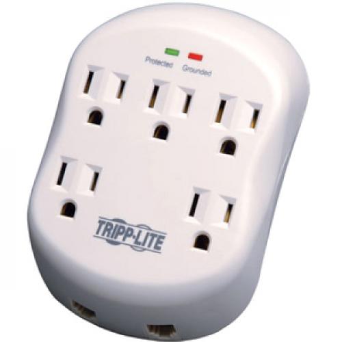 Tripp Lite By Eaton Protect It! 5 Outlet Surge Protector Direct Plug In 1080 Joules 1 Line RJ11 Protection Top/500