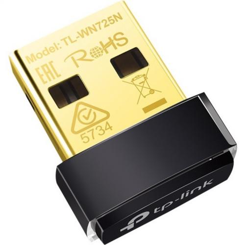 TP LINK TL WN725N   USB WiFi Adapter For PC   Nano Size Top/500