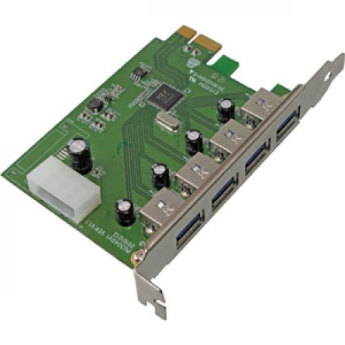 VisionTek 4 Port USB 3.0 PCIe Internal Card Top/500