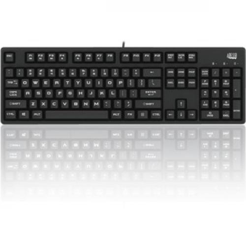 Adesso Full Size Mechanical Gaming Keyboard Top/500