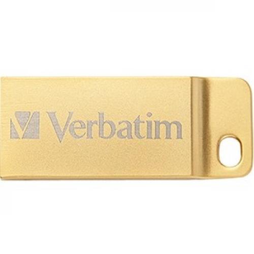 Verbatim 32GB Metal Executive USB 3.0 Flash Drive   Gold Top/500