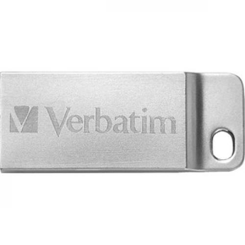 Verbatim 64GB Metal Executive USB Flash Drive   Silver Top/500