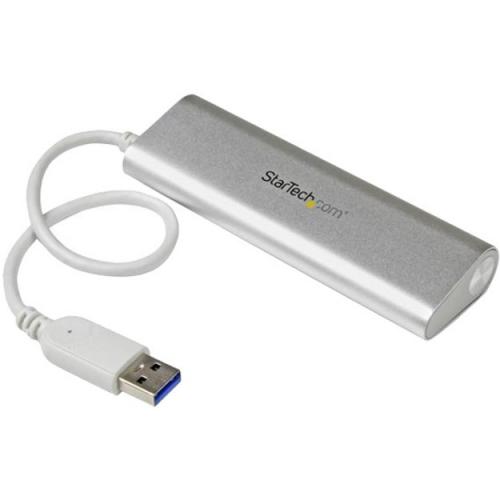 StarTech.com 4 Port USB Hub, USB A To 4x USB A Ports, USB 5Gbps, Bus Powered, Portable Laptop USB 3.0 Hub Top/500