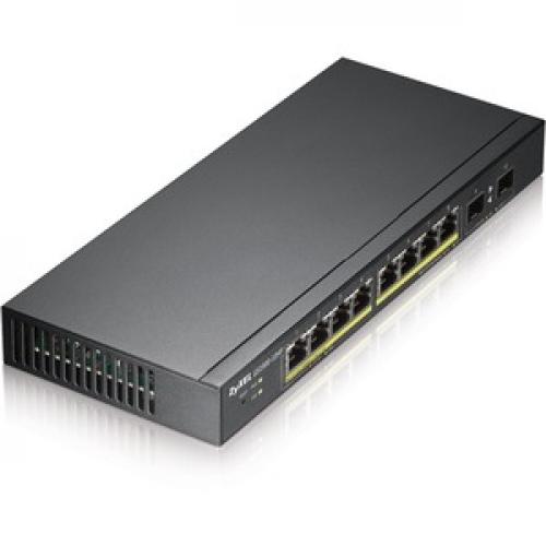 ZYXEL 8 Port GbE Smart Managed PoE Switch With GbE Uplink Top/500