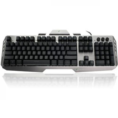 IOGEAR Aluminum Gaming Keyboard W/LED Backlight Top/500