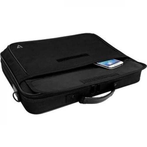 V7 Essential CCK16 BLK 3N Carrying Case (Briefcase) For 16.1" Notebook   Black Top/500