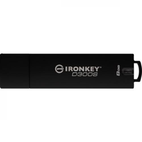 Kingston 8GB IronKey D300 D300S USB 3.1 Flash Drive Top/500