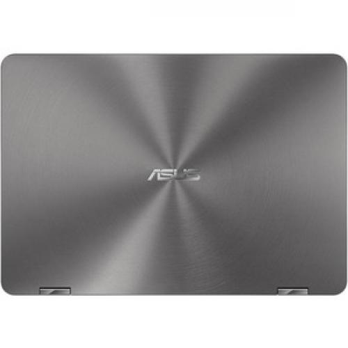 Asus ZenBook Flip 14 14" Laptop I5 8265U 8GB RAM 256GB SSD Metallic Gray   8th Gen I5 8265U Quad Core   Touchscreen   Intel UHD Graphics 620   TruVivid Technology   Tru2Life Technology   Windows 10 64 Bit   13.5 Hr Battery Life Top/500