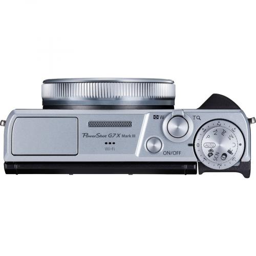 Canon PowerShot G7 X Mark III 20.1 Megapixel Compact Camera   Silver Top/500
