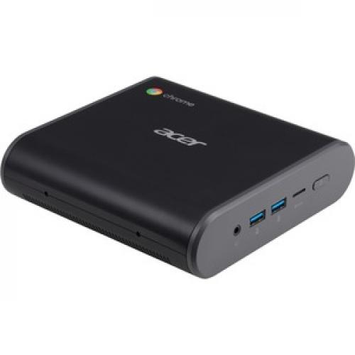 Acer CXI3 4GKM4 Chromebox   Intel Celeron 3867U Dual Core (2 Core) 1.80 GHz   4 GB RAM DDR4 SDRAM   32 GB Serial ATA/600 SSD Top/500