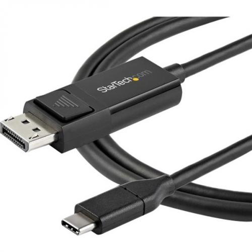 StarTech.com 3ft (1m) USB C To DisplayPort 1.2 Cable 4K 60Hz   Reversible DP To USB C / USB C To DP Video Adapter Monitor Cable HBR2/HDR Top/500