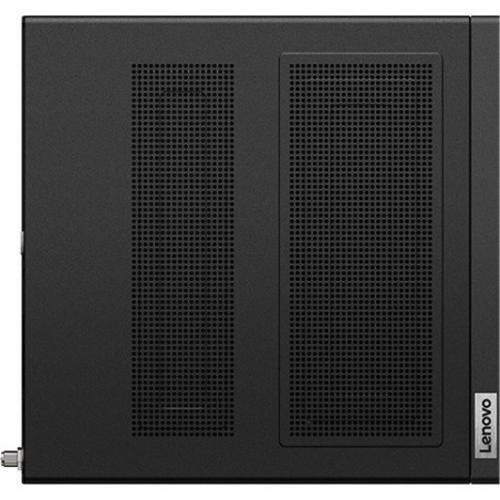 Lenovo ThinkStation P340 30DF001LUS Workstation   1 X Intel Octa Core (8 Core) I7 10700T 2 GHz   32 GB DDR4 SDRAM RAM   1 TB SSD   Tiny   Raven Black Top/500