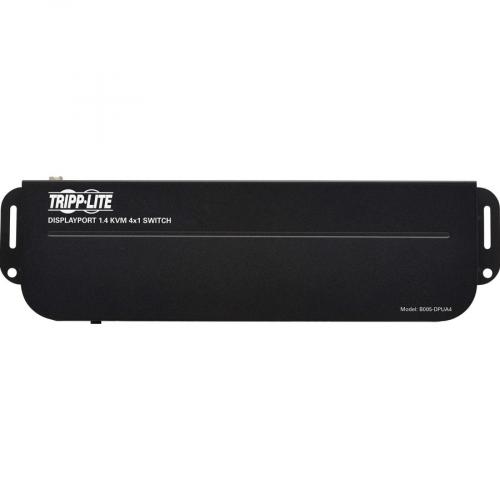 Tripp Lite By Eaton 4 Port DisplayPort/USB KVM Switch   4K 60 Hz, HDR, HDCP 2.2, IR, DP 1.4, USB Sharing Top/500