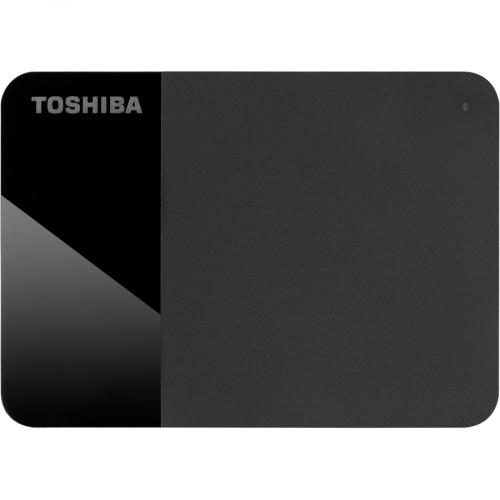 Toshiba Canvio Ready HDTP310XK3AA 1 TB Portable Hard Drive   External   Black Top/500