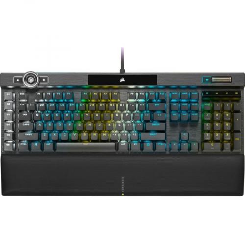 Corsair K100 RGB Mechanical Gaming Keyboard   CHERRY MX Speed   Black Top/500