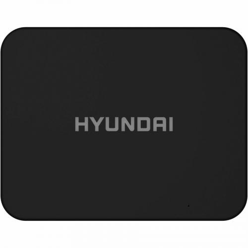 Hyundai Mini PC, Intel Celeron N4020, 4GB DDR4, 64GB Storage, Expandable 2.5" SATA HDD And M.2 SSD Slot, USB C, Windows 10 Pro, 4K UHD Dual Monitor Support, HDMI And VGA Port, Fanless, Vesa Mount Included, Black Top/500