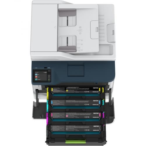 Xerox C235/DNI Laser Multifunction Printer Color Copier/Fax/Scanner 24 Ppm Mono/24 Ppm Color Print 600x600 Dpi Print Automatic Duplex Print 30000 Pages 251 Sheets Input 3600 Dpi Optical Scan Wireless LAN Mopria Wi Fi Direct Chromebook Top/500