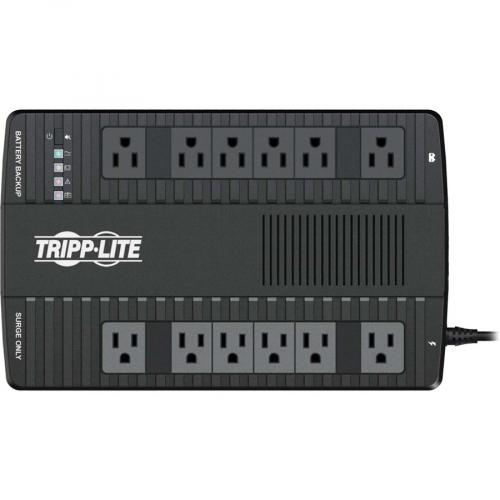 Tripp Lite By Eaton 550VA 340W 120V Line Interactive UPS   12 NEMA 5 15R Outlets, Double Boost AVR, USB, Desktop/Wall Mount   Battery Backup Top/500