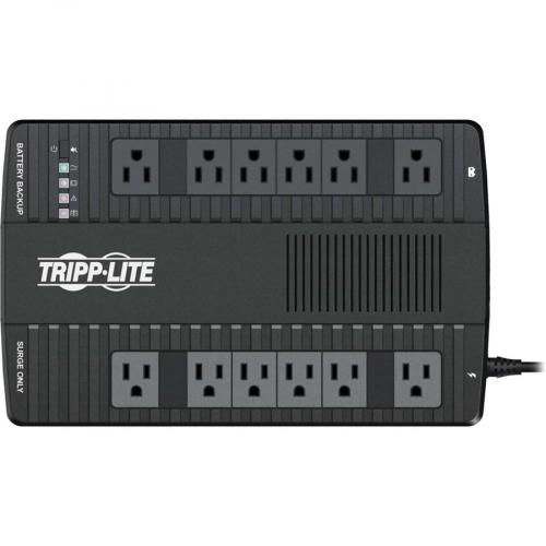 Tripp Lite By Eaton 750VA 460W 120V Line Interactive UPS   12 NEMA 5 15R Outlets, Double Boost AVR, USB, Desktop/Wall Mount   Battery Backup Top/500
