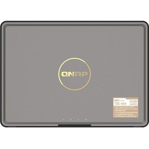 QNAP NASbook TBS 464 SAN/NAS Storage System Top/500