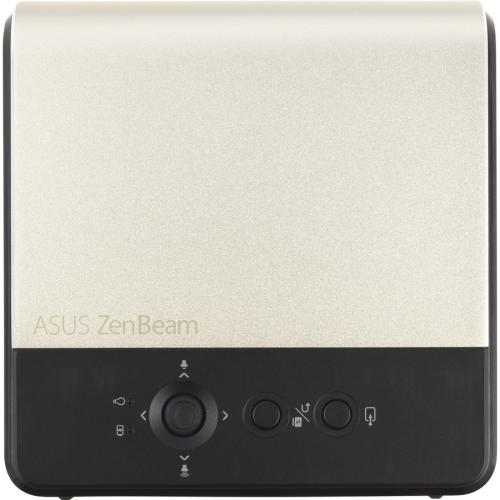 Asus ZenBeam E2 DLP Projector   16:9   Ceiling Mountable   Black, Gold Top/500
