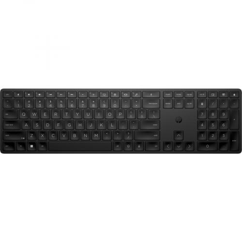 HP 455 Programmable Wireless Keyboard   Wireless Connectivity   Radio Frequency   2.40 MHz   QWERTY Key Layout   Up To 20 Months Battery Life Top/500