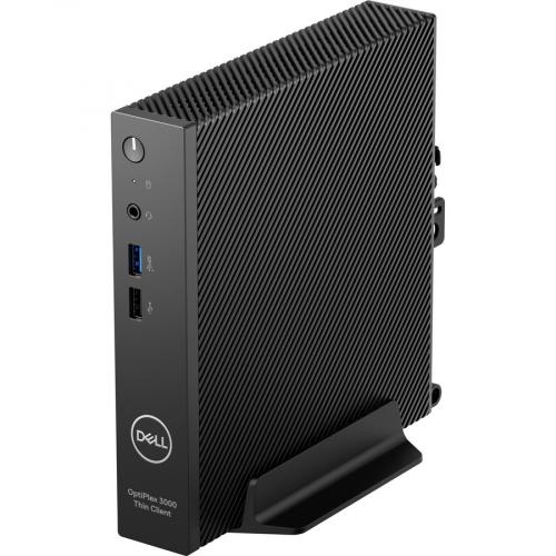 Dell OptiPlex 3000 Thin Client   Intel Pentium Silver N6005 Quad Core (4 Core) 2 GHz   Black Top/500