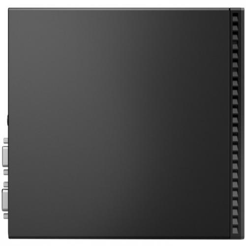 Lenovo ThinkCentre M75q Gen 2 11JN0074US Desktop Computer   AMD Ryzen 5 PRO 5650GE Hexa Core (6 Core) 3.40 GHz   8 GB RAM DDR4 SDRAM   128 GB M.2 PCI Express NVMe SSD   Tiny   Black Top/500