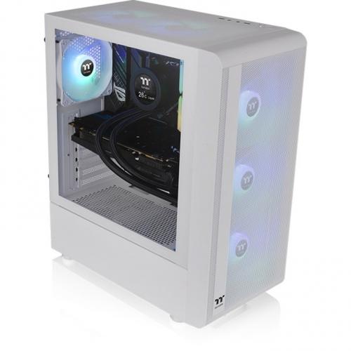 Thermaltake S200 TG ARGB Snow Mid Tower Chassis Top/500