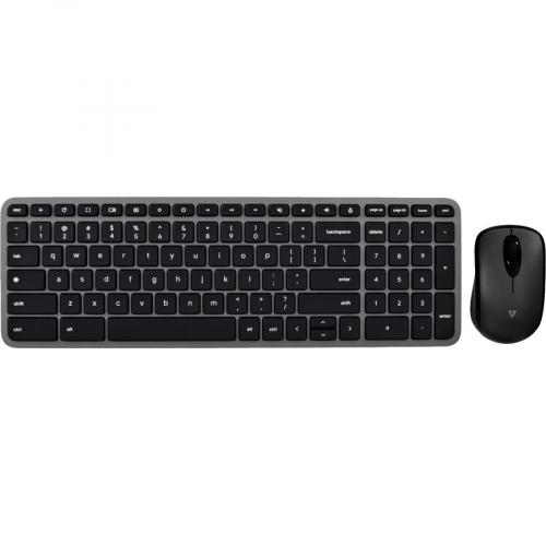 V7 Bluetooth Keyboard And Mouse Combo Chromebook Edition Top/500