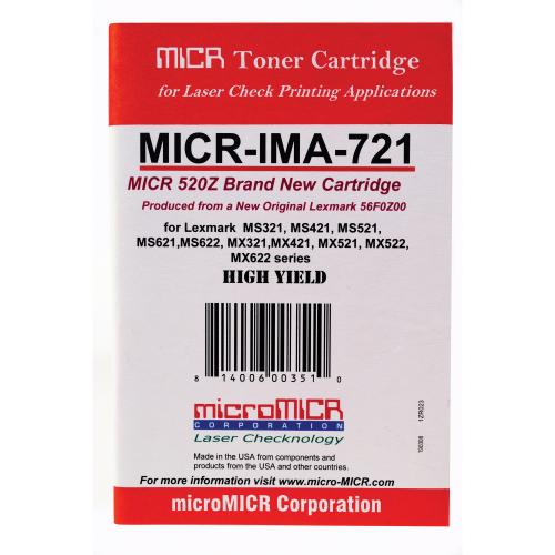 MicroMICR Alternative Lexmark MS321 MICR Imaging Unit Zoom-Closeup/500
