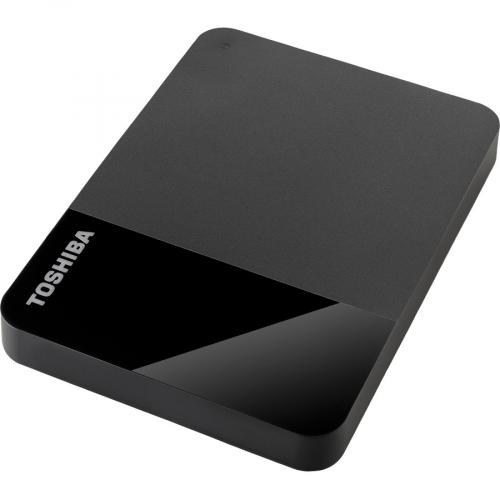 Toshiba Canvio Ready HDTP310XK3AA 1 TB Portable Hard Drive   External   Black Zoom-Closeup/500