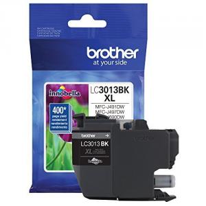 Open Box: Brother Printer High Yield Ink Cartridge Page Up To 400 Pages Black (LC3013BK)