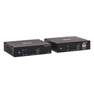 Tripp Lite by Eaton HDMI over Fiber Extender Kit, Transmitter/Receiver, 4K 60 Hz, 4:4:4, RS-232, IR, Multimode LC, 985 ft. (300 m), TAA