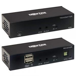 Tripp Lite by Eaton HDMI over Cat6 Extender Kit, KVM Support, 4K 60Hz, 4:4:4, USB/IR, PoC, HDR, HDCP 2.2, 230 ft., TAA