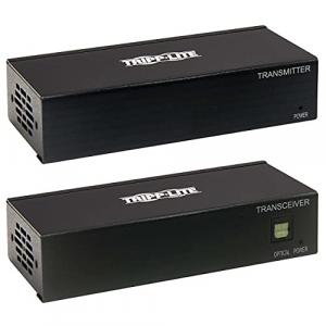Tripp Lite by Eaton DisplayPort over Cat6 Extender Kit, Transmitter and Receiver with Repeater, 4K, 4:4:4, PoC, 230 ft. (70.1 m), TAA