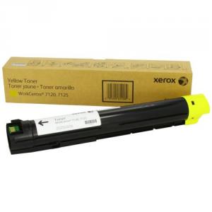 6R1458 Yellow 15000 Page Yield Toner-Cartridge for Xerox 7120, 7125 Work-Centre Printers, size_name/color_name (006R01458)
